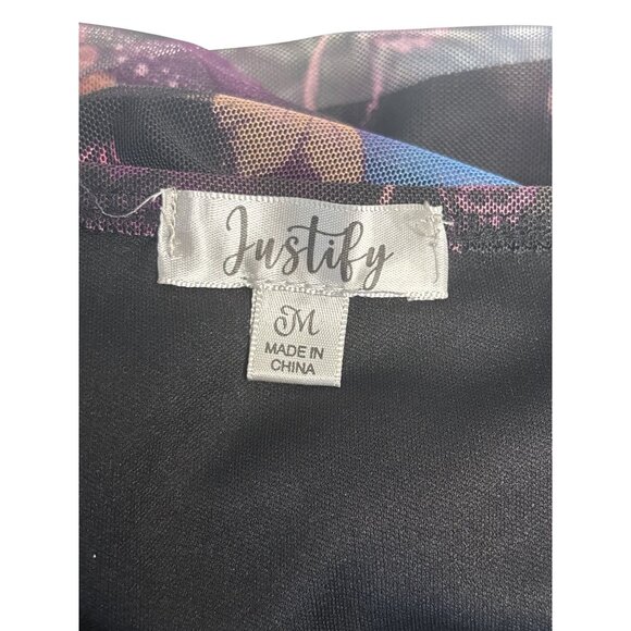 Y2K Butterfly Print Maxi Skirt With Side Slit By Justify - Picture 4 of 10